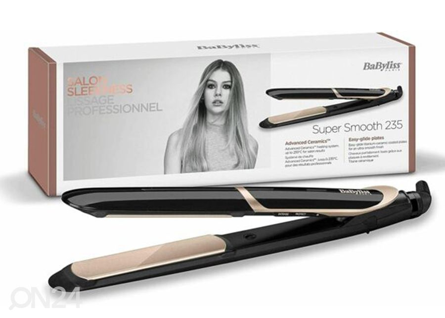 Выпрямитель для волос Babyliss Ceramic, черный/ золотой увеличить