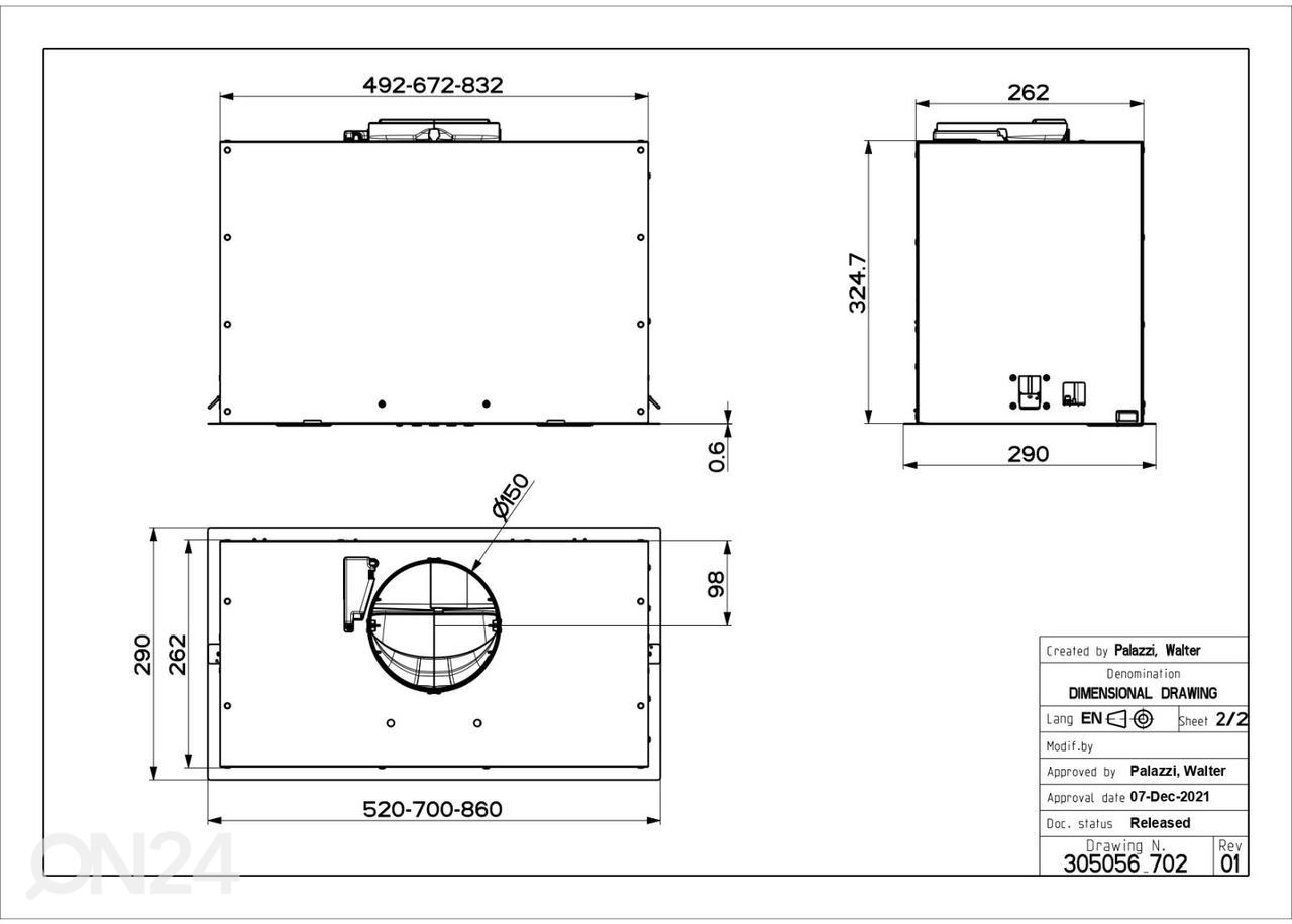 Вытяжка Faber Inka Lux EVO BK MATT A52 увеличить
