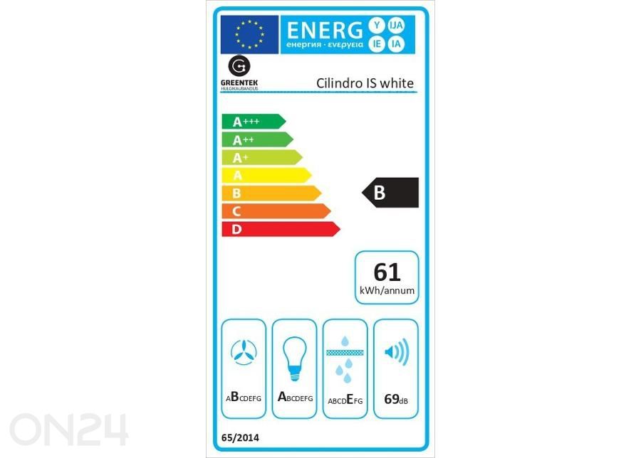 Вытяжка Greentek Cilindro IS inox увеличить