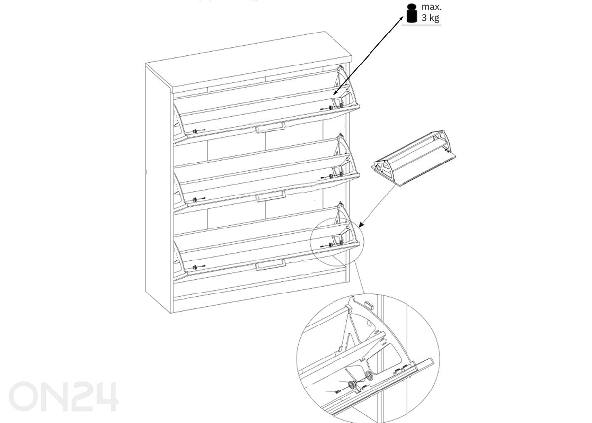 Галошница Doorset увеличить