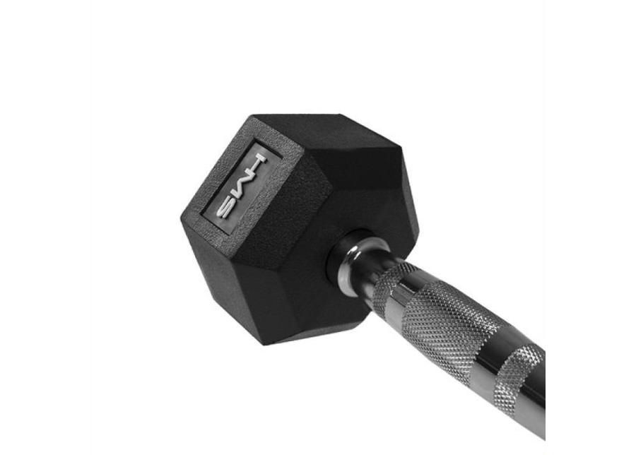 Гантель прорезиненная HMS HEX PRO 12 кг увеличить