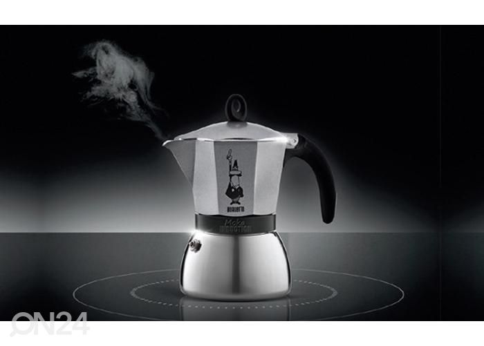 Гейзерная кофеварка Bialetti Moka на 9 чашек, серый антрацит увеличить