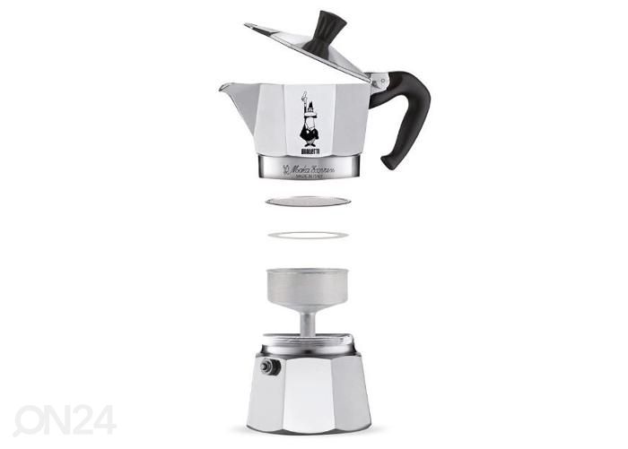 Гейзерная кофеварка Bialetti Moka express на 12 чашек увеличить