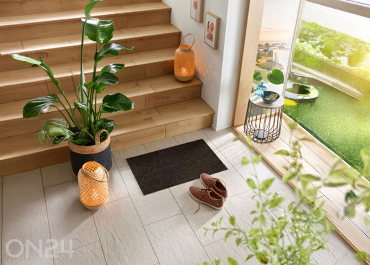 Дверной коврик Dune Loop dark brown 45x75 см увеличить