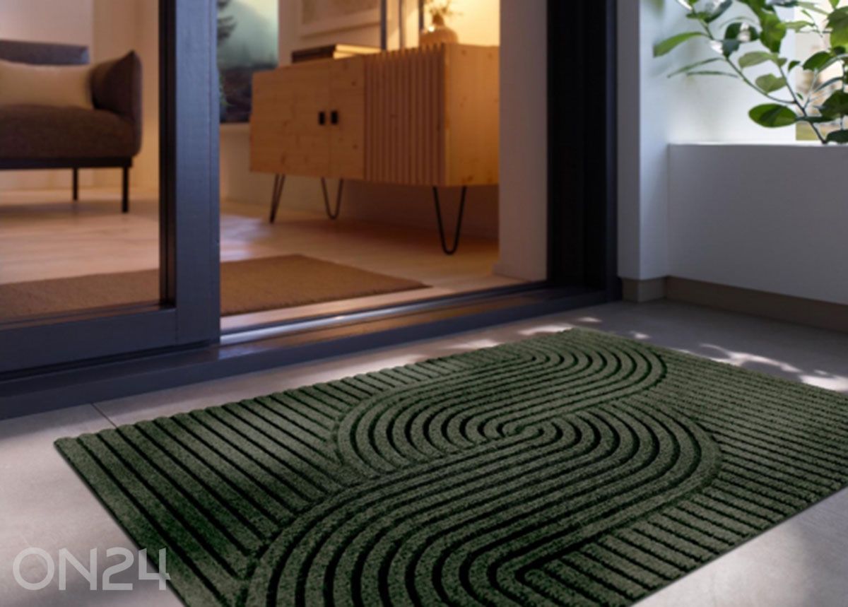 Дверной коврик Dune Loop midnight green 60x90 см увеличить
