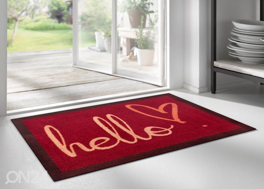 Дверной коврик Hello Heart 50x70 см увеличить