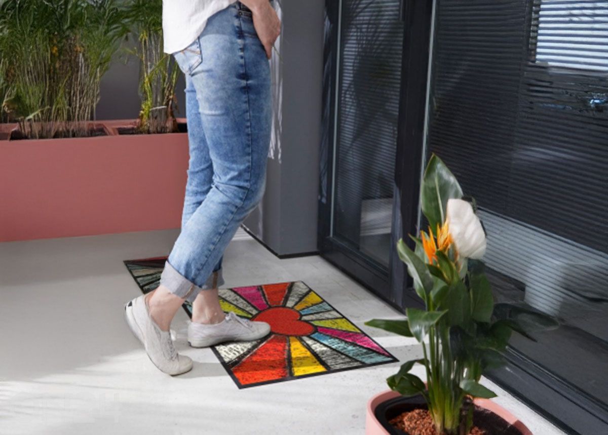 Дверной коврик Pop Art Heart 50x75 см увеличить