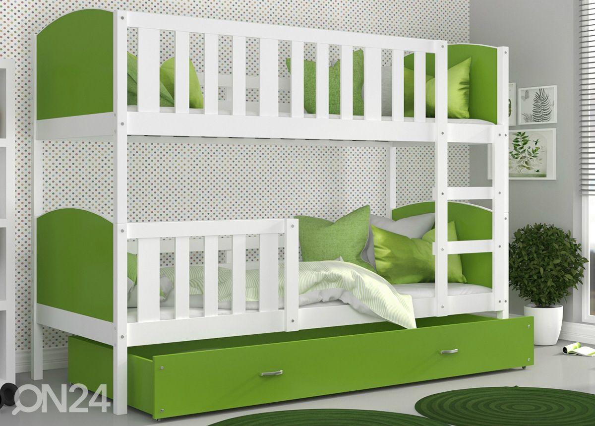 Двухъярусная кровать 90x200 cm увеличить