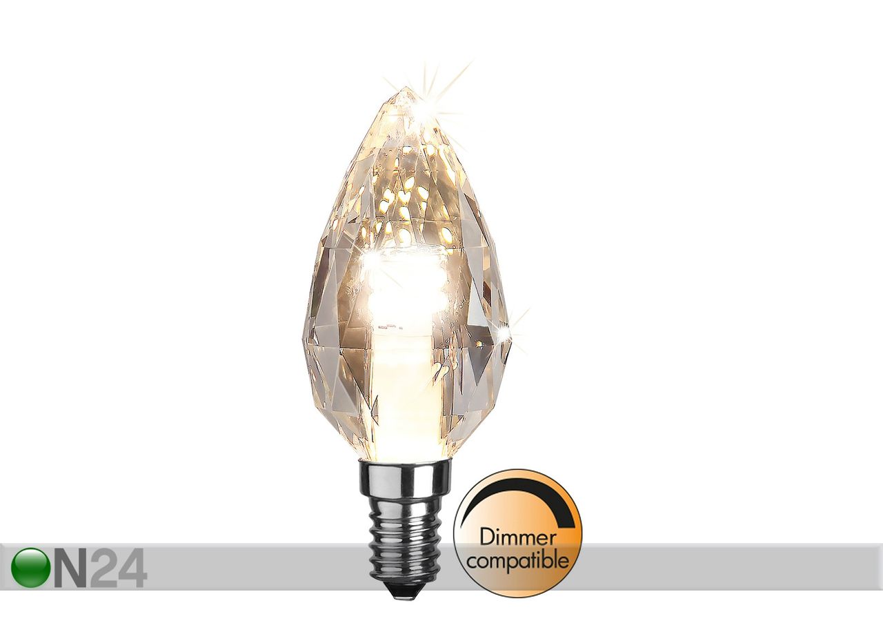 Декоративная LED лампочка в виде бриллианта с цоколем E14, 4 Вт увеличить
