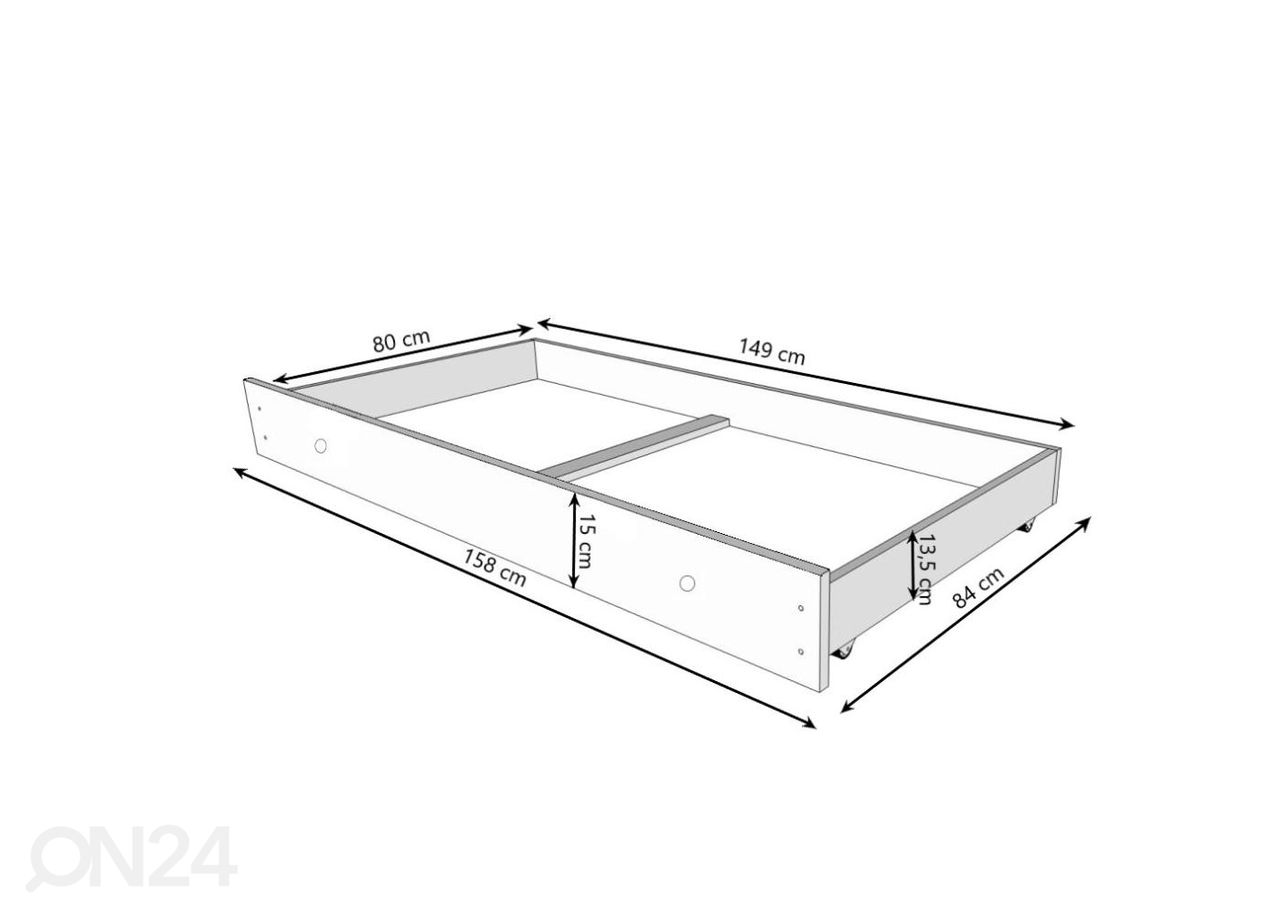 Детская кровать 80x160 cm увеличить