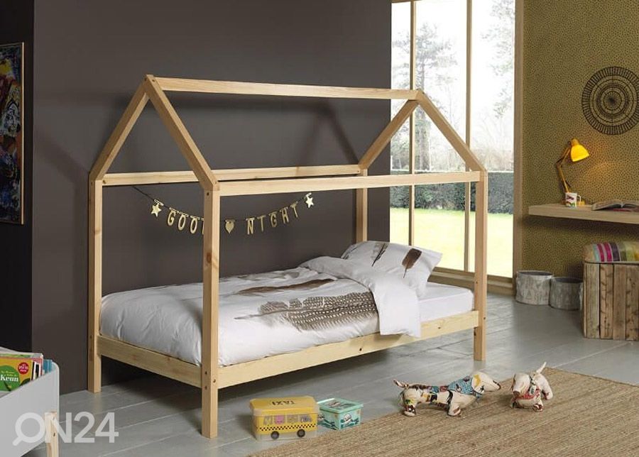 Детская кровать Dallas 90x200 cm, натуральный увеличить