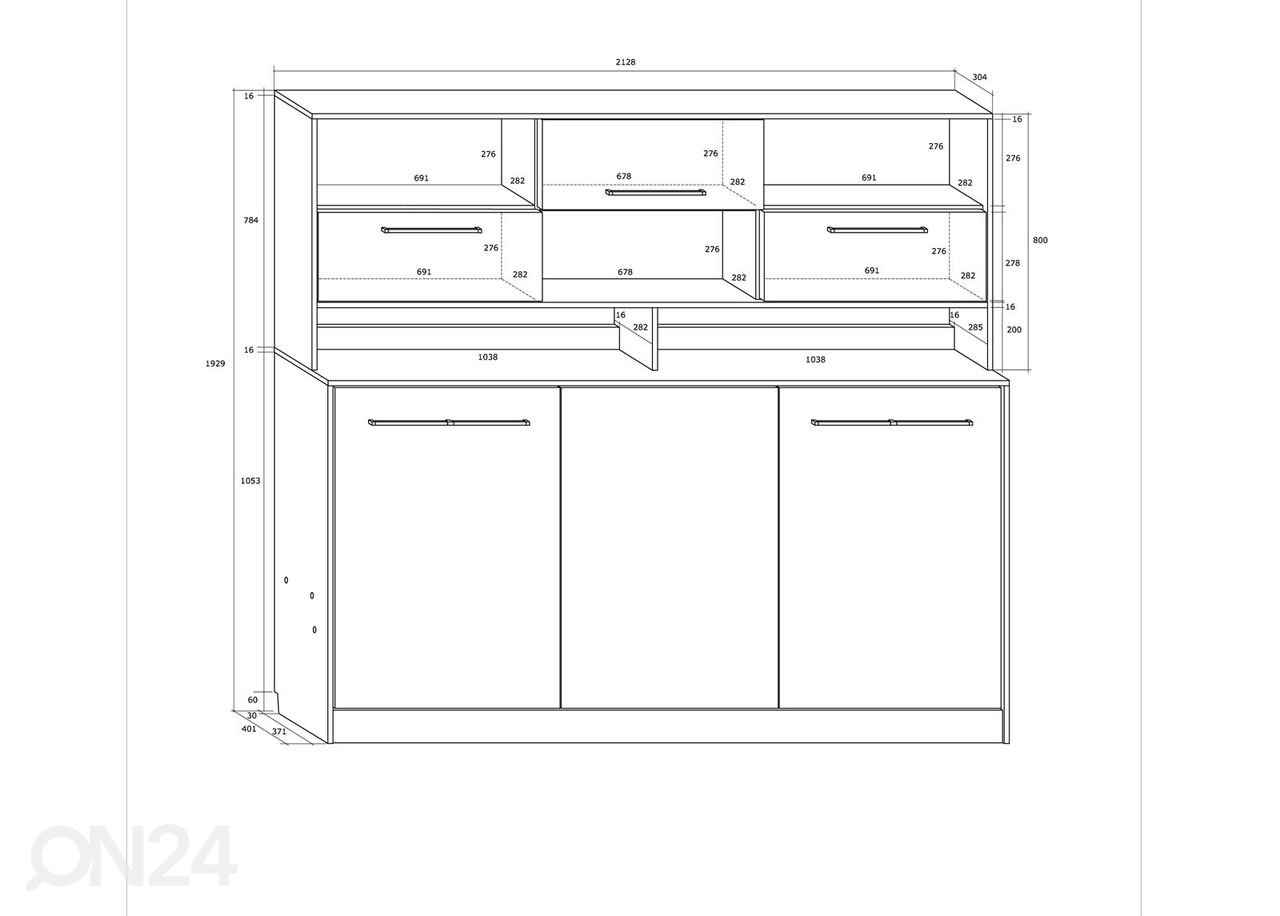 Детская откидная кровать-шкаф Mac 90x200 cm увеличить