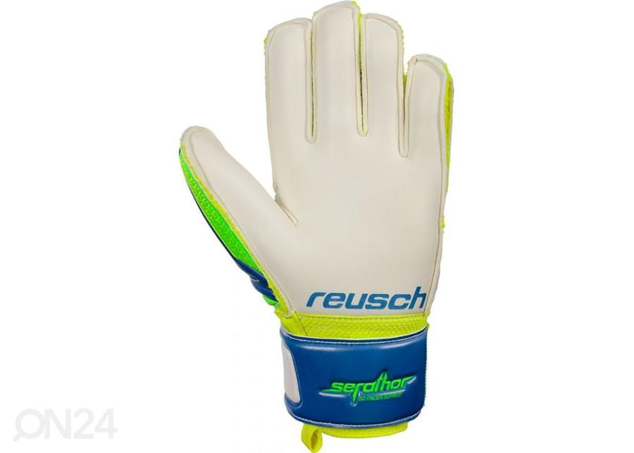Детские вратарские перчатки Reusch Serathor SG Finger Support Junior 37 72 810 407 увеличить