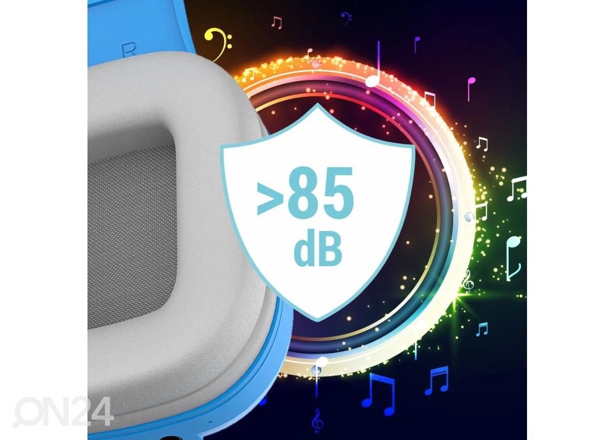 Детские bluetooth наушники Manta HDP802BL, синие увеличить