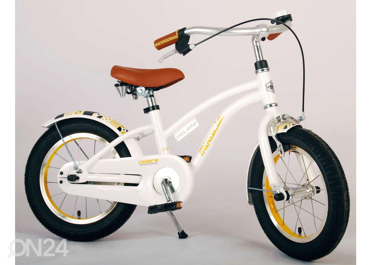 Детский велосипед 14 дюймов Volare Miracle Cruiser белый увеличить