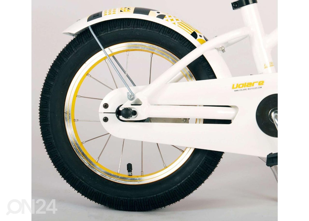 Детский велосипед 14 дюймов Volare Miracle Cruiser белый увеличить