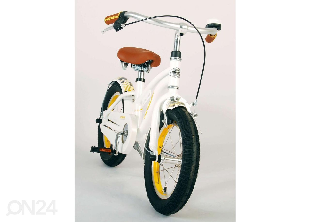 Детский велосипед 14 дюймов Volare Miracle Cruiser белый увеличить