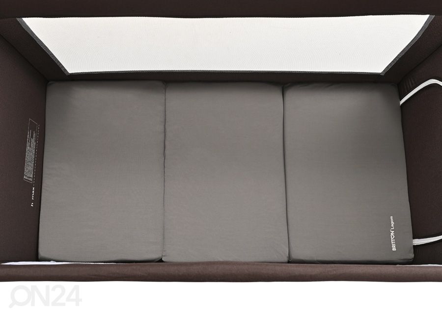 Дорожный матрас Britton Lagom светло-серый, 60x120 см увеличить