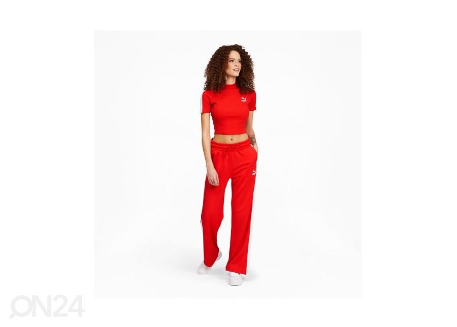 Женская спортивная футболка Puma Classics Rib Mock Neck увеличить