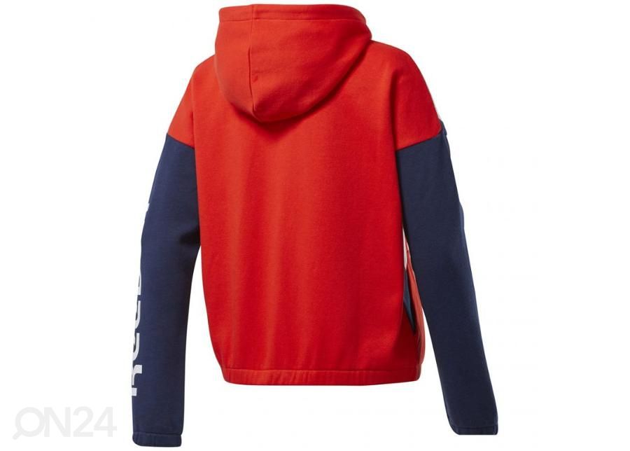 Женская толстовка для бега Reebok Training Essentials Linear Logo FL Fullzip W FT0904 увеличить
