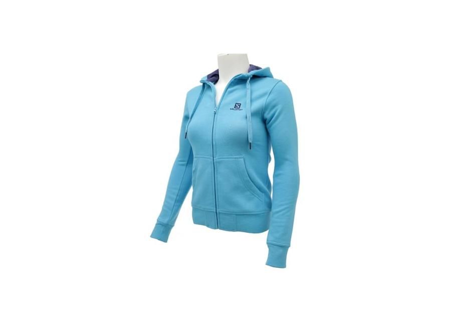 Женская толстовка Salomon Logo FZ Hoodie W 353486 увеличить