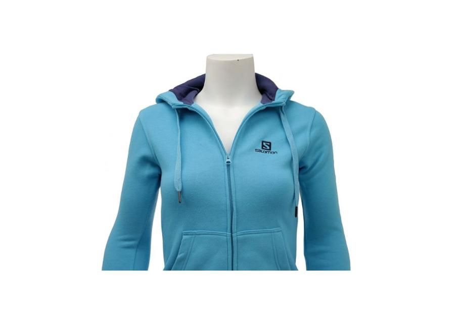 Женская толстовка Salomon Logo FZ Hoodie W 353486 увеличить