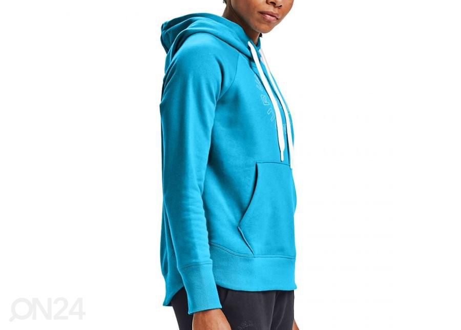 Женская толстовка Under Armour Rival Fleece Metallic Hoodie W 1356323 417 увеличить