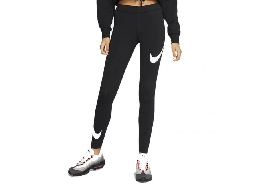 Женские тренировочные рейтузы Nike Legasee Swoosh W CJ2655 013 увеличить