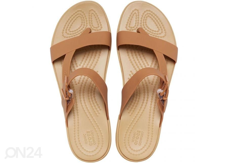 Женские шлепанцы Crocs Tulum Toe Post увеличить