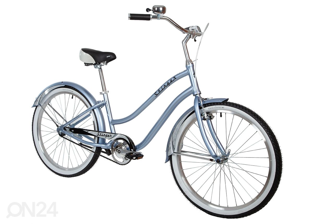 Женский велосипед Stinger Cruiser Lady 26", синий увеличить