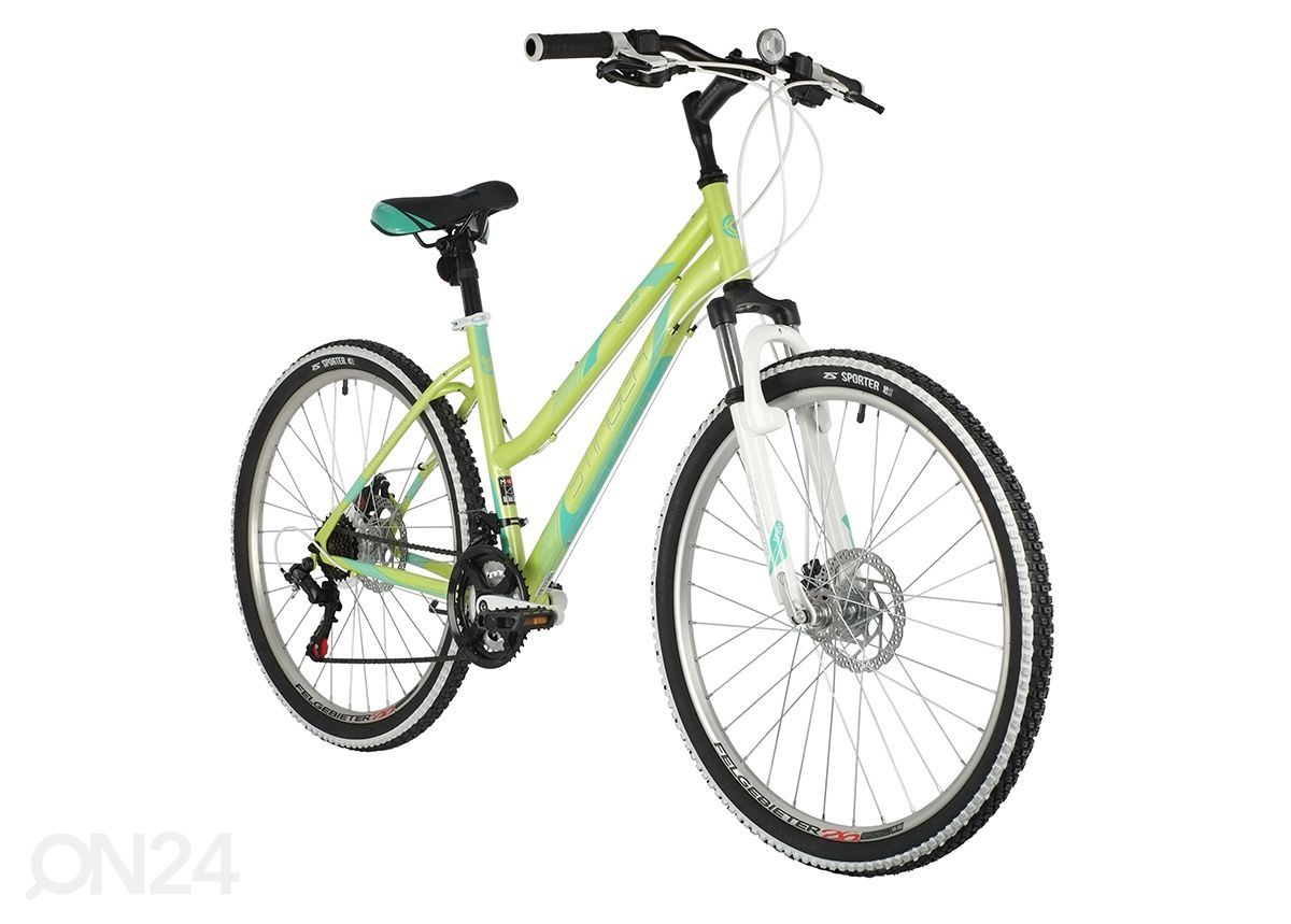 Женский велосипед Stinger Latina D 26", зеленый увеличить