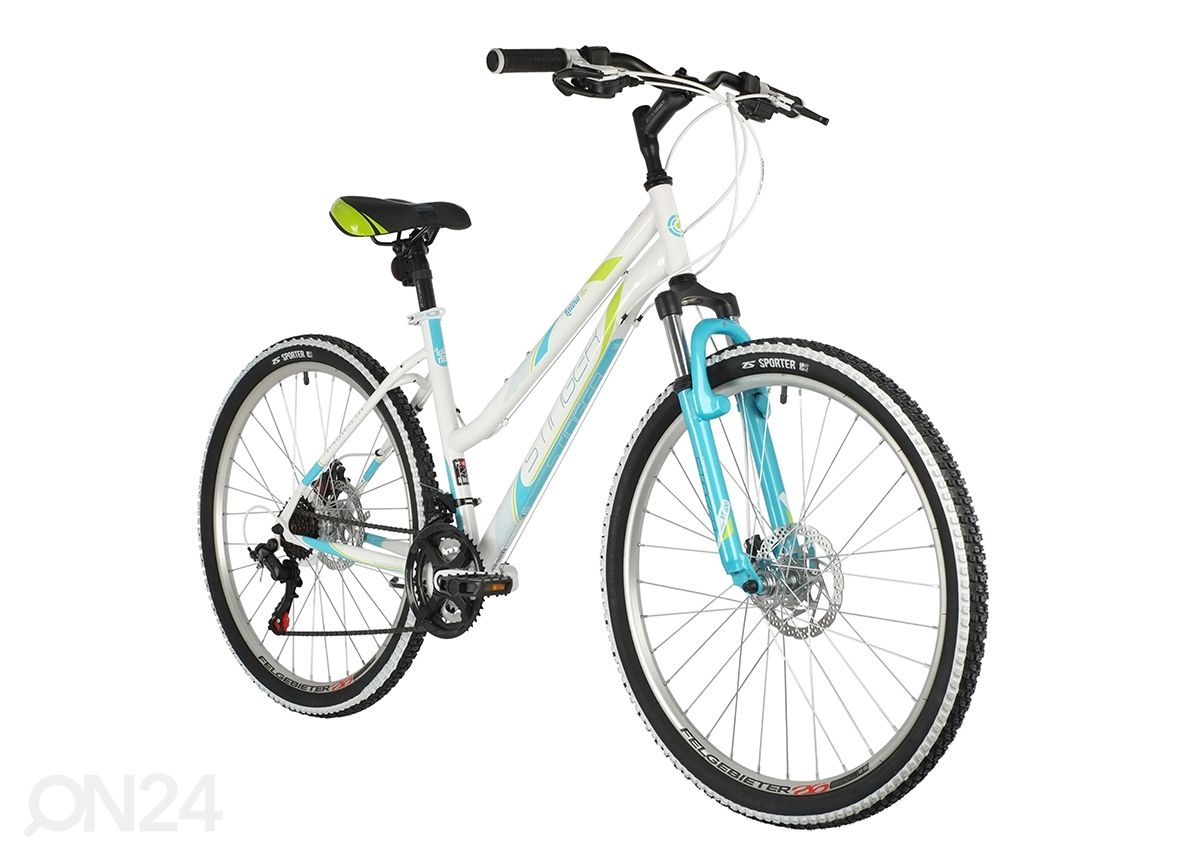 Женский горный велосипед Stinger Latina D 26", белый увеличить