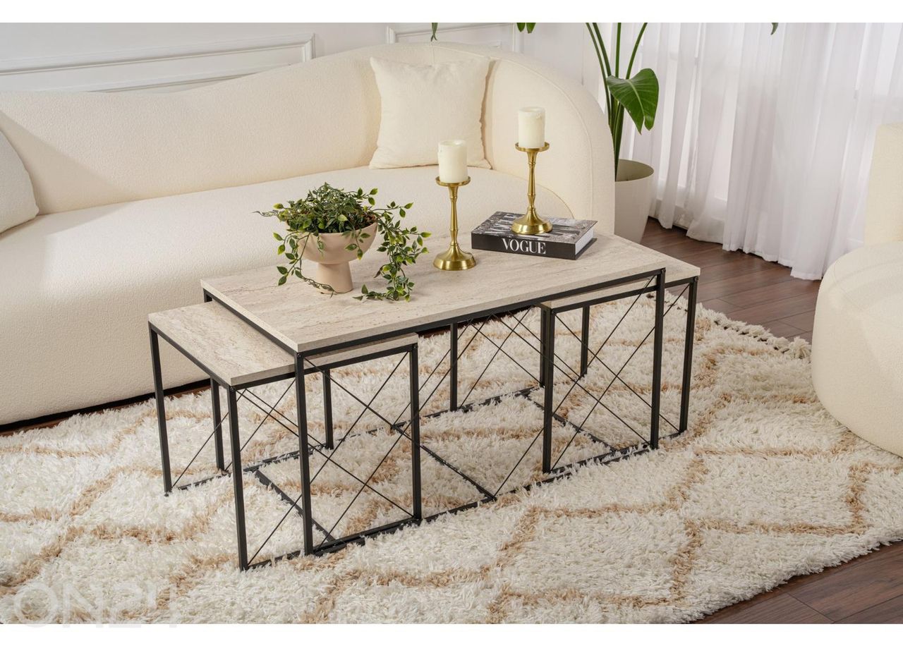 Журнальные столики Defne 3 шт увеличить