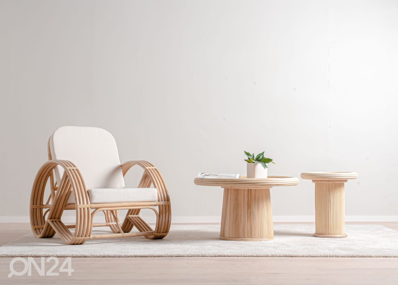 Журнальный стол из ротанга Tasmany-2 Ø 80 cm увеличить