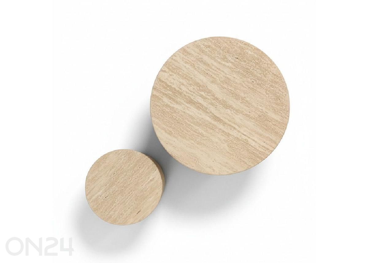 Журнальный стол Bud 2шт, бежевый увеличить