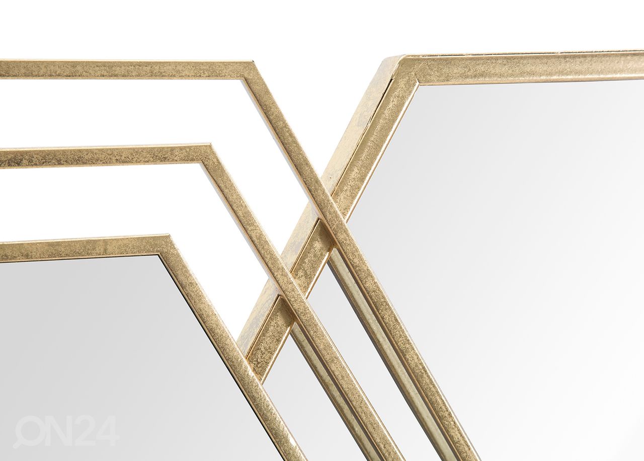Зеркало настенное Triply 80x30 cm, золотистый увеличить