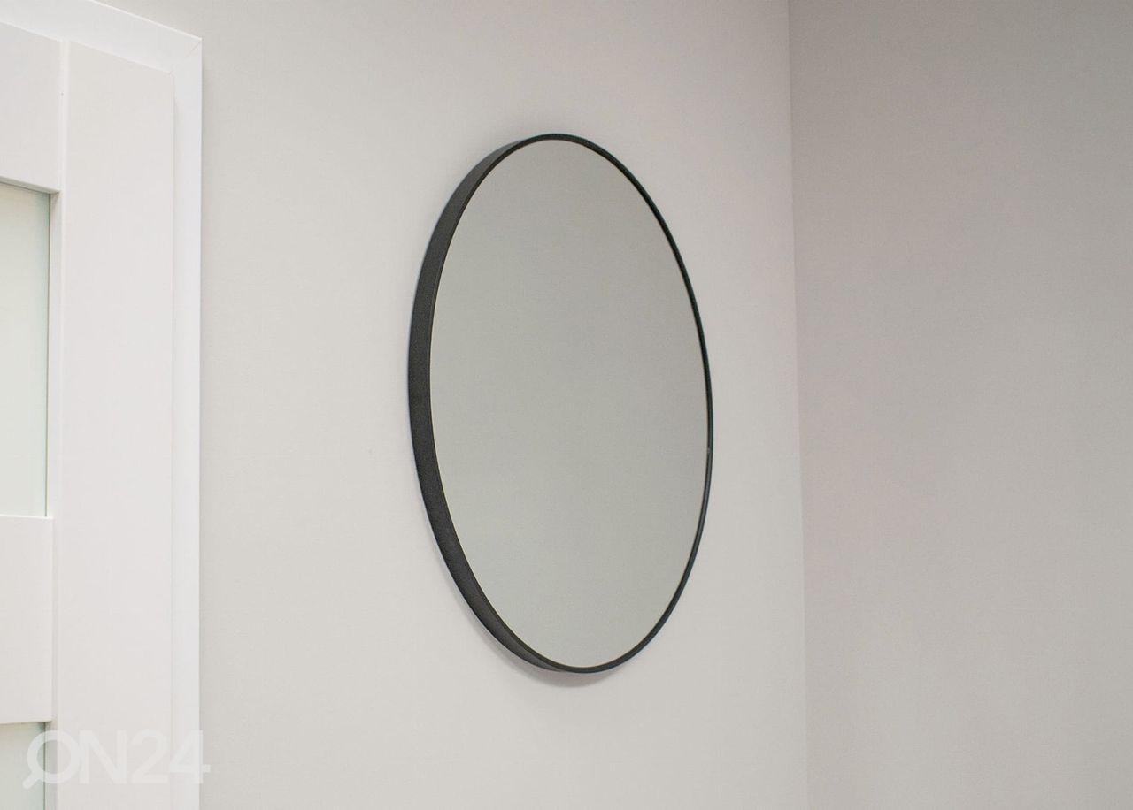 Зеркало, чёрное Ø60 cm увеличить