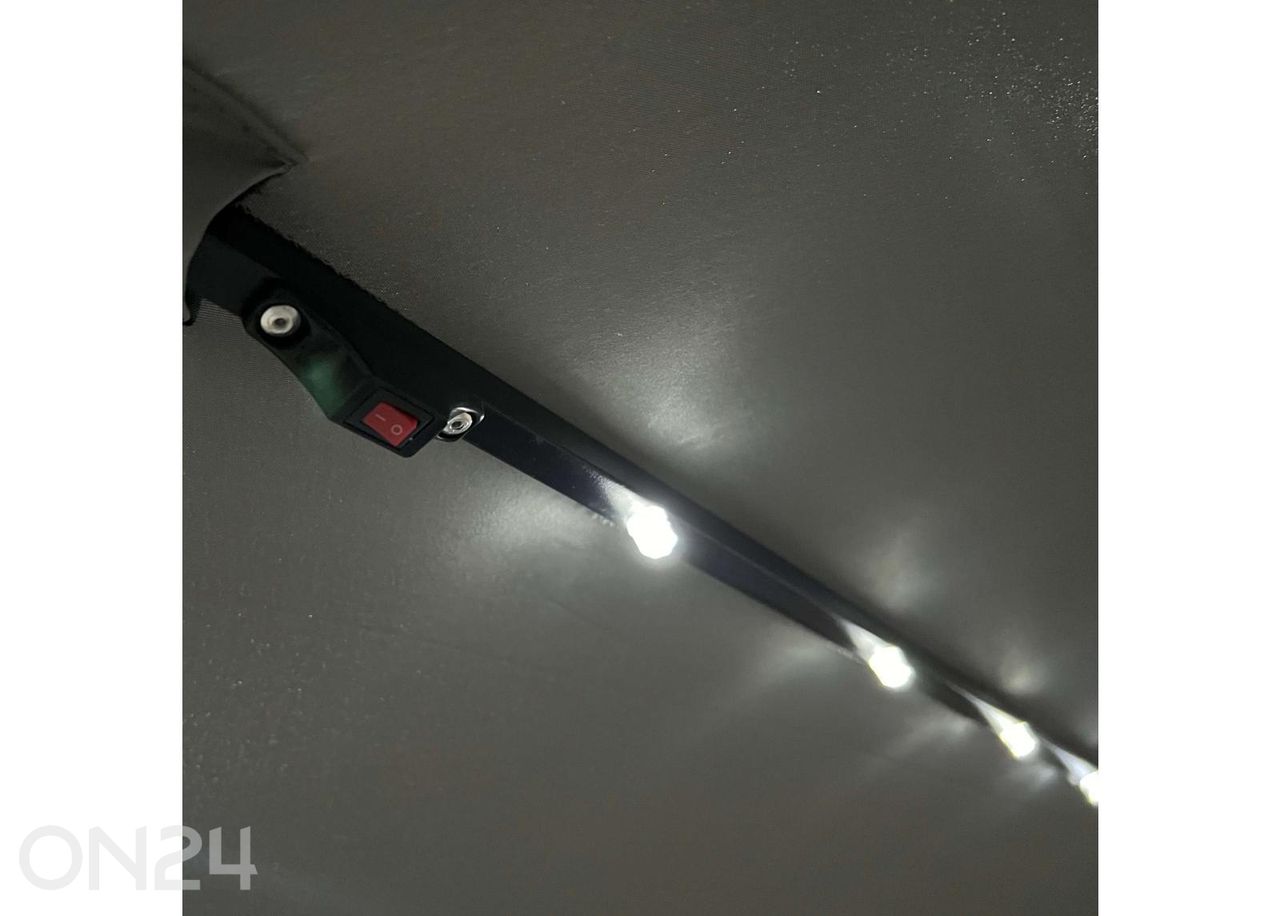 Зонт от солнца Milin + LED Ø 3 м увеличить