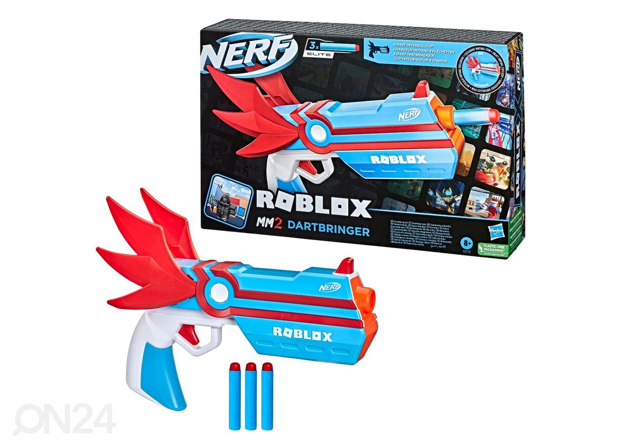 Игрушечный пистолет MM2 Dartbringer NERF Roblox увеличить