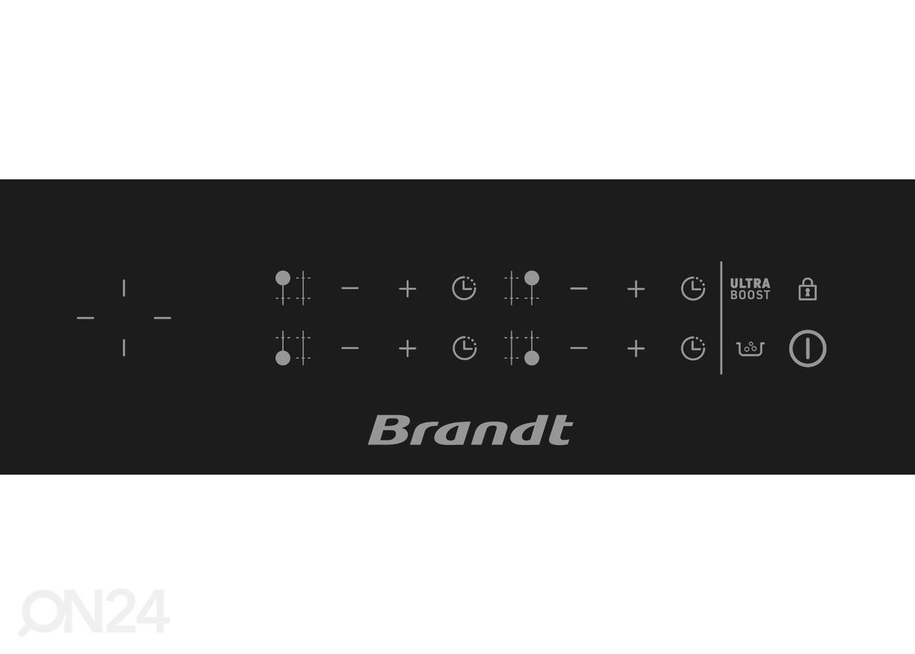 Индукционная варочная панель Brandt BPI3641PB увеличить