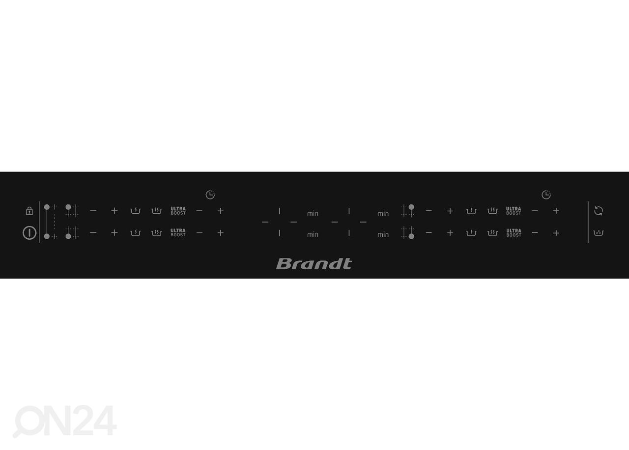Индукционная варочная панель Brandt BPI384HUB увеличить