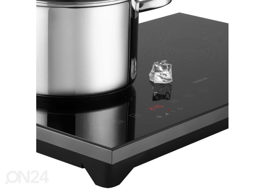 Индукционная настольная плита с 2 конфорками Sencor SCP4601GY увеличить