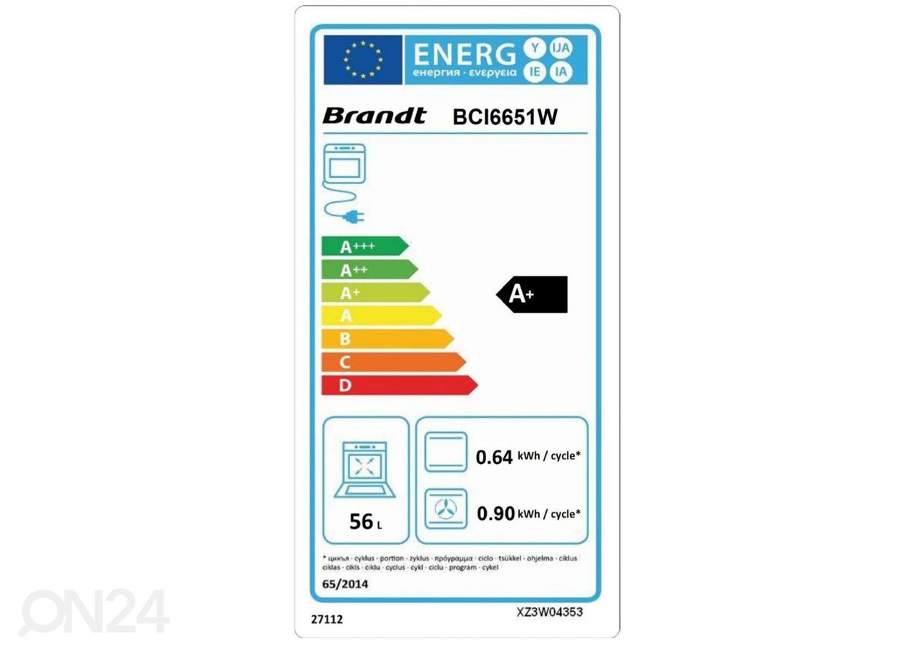 Индукционная плита Brandt увеличить
