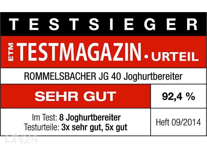 Йогуртница Rommelsbacher JG40 увеличить