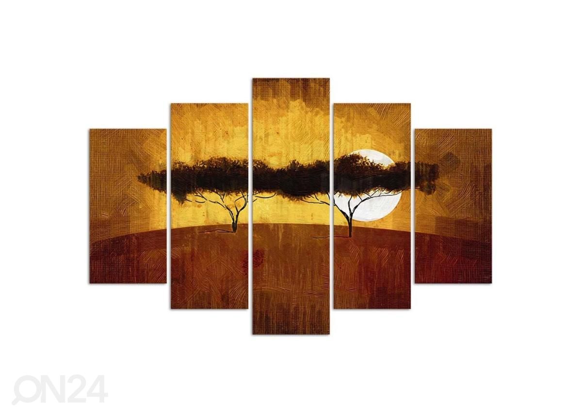 Картина из 5-частей African trees 150x100 см увеличить