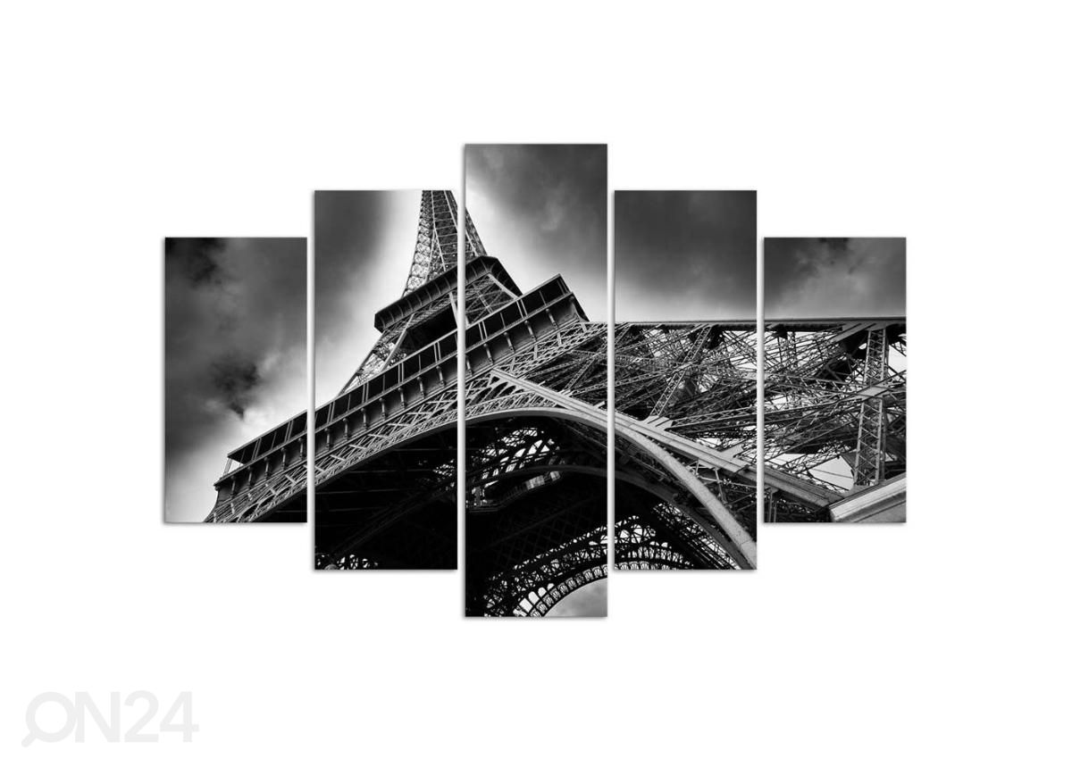 Картина из 5-частей Eiffel Tower in the Clouds 150x100 см увеличить