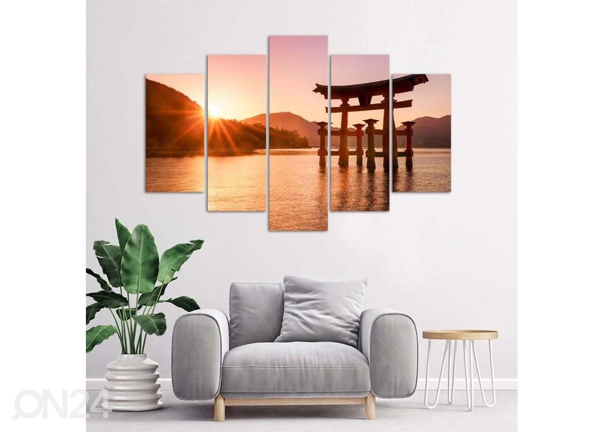 Картина из 5-частей Japan Landscape 150x100 см увеличить