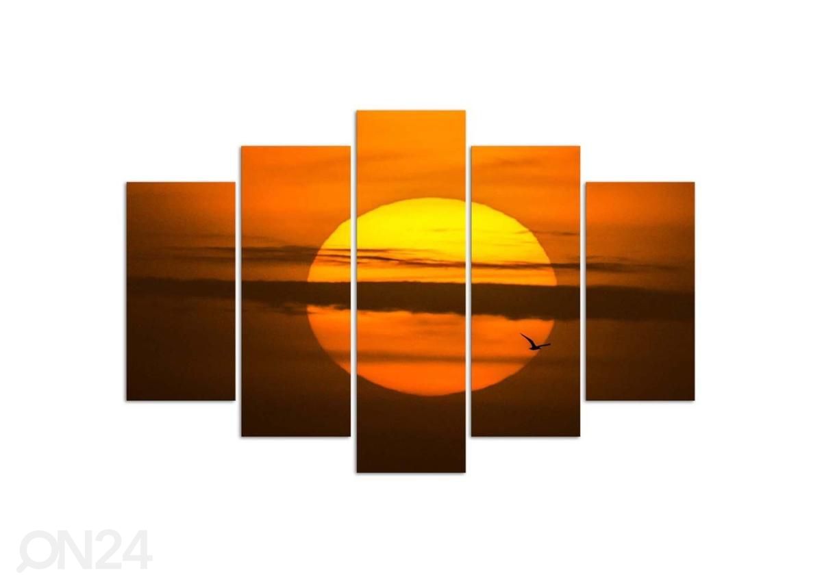 Картина из 5-частей Sunset 150x100 см увеличить