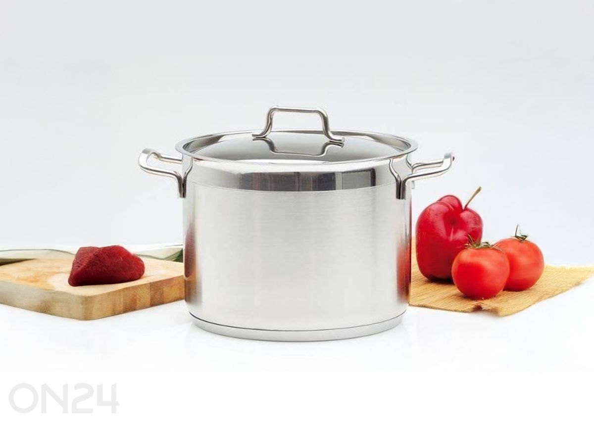 Кастрюля из нержавеющей стали с крышкой Anett, Ø 26 см, 10 л увеличить