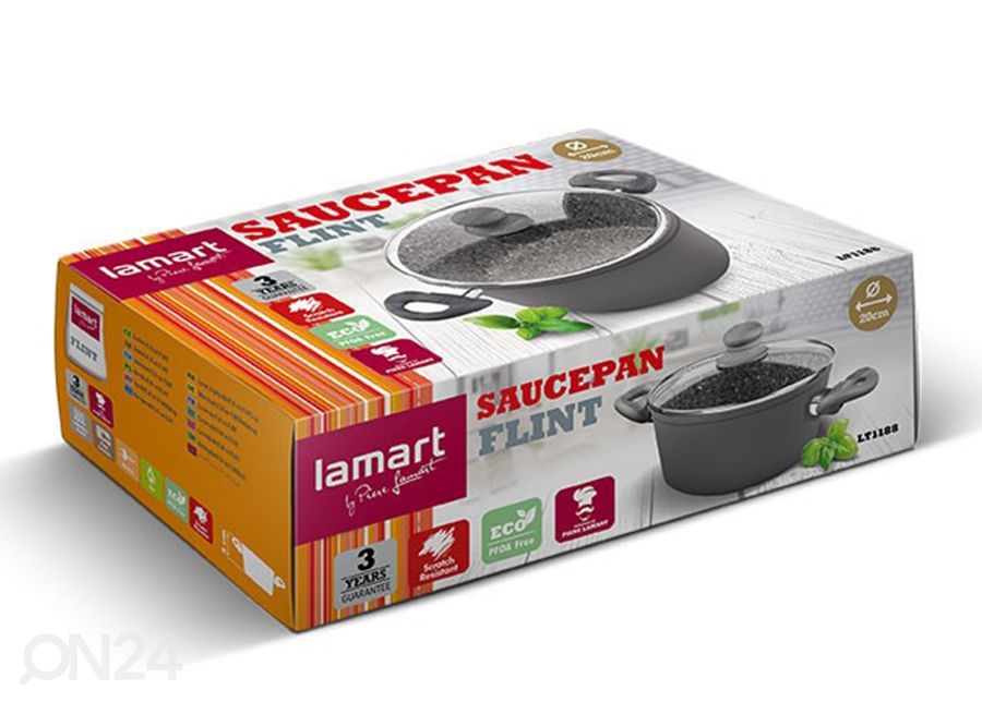 Кастрюля Flint 20см 2,3л Lamart LT1188 увеличить